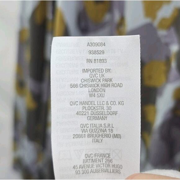 Logo by Lori Goldstein Shirt Womens 1X Purple Long Sleeve Flowy Pocket Cardigan - Picture 10 of 13